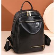 vintage soft leather backpack - Image 3