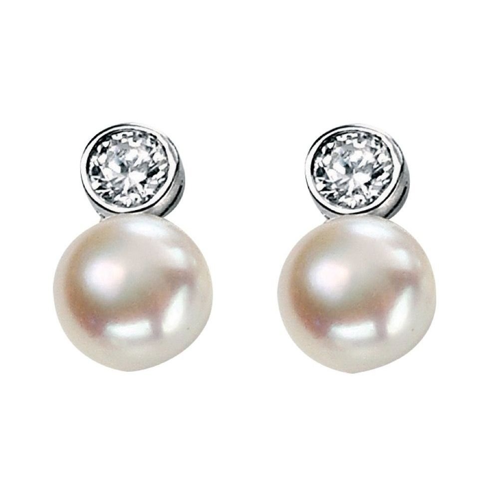 5 Fresh Water Pearl and Earrings - Image 1