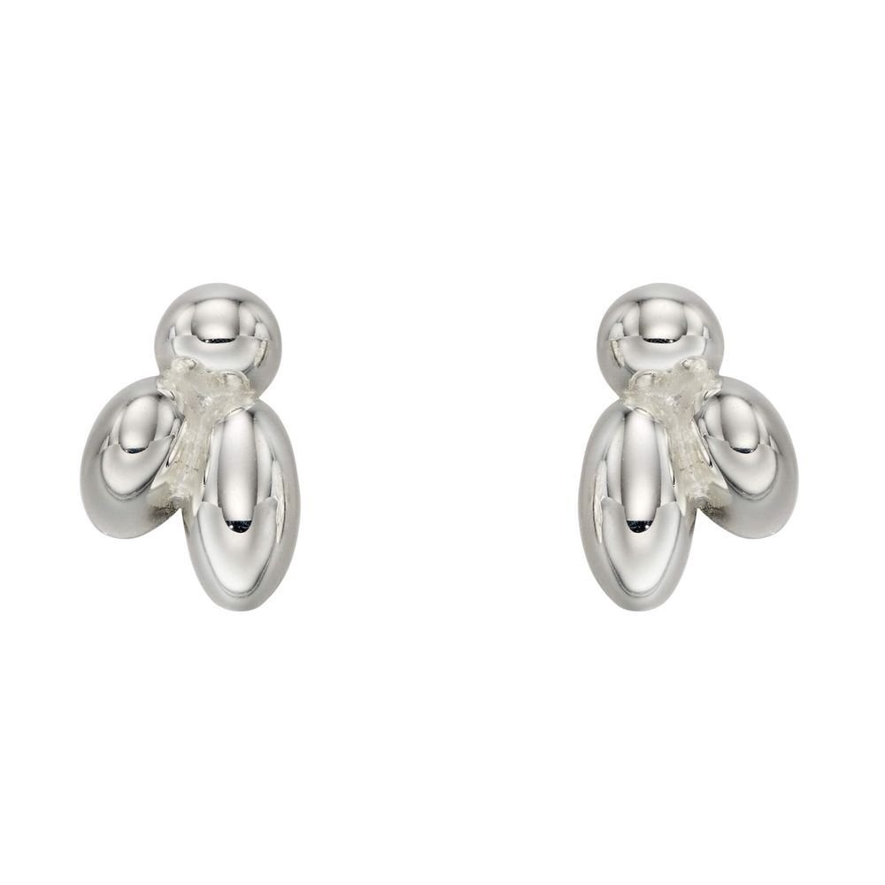 8 (2) Flower Bud Stud Earrings - Image 1